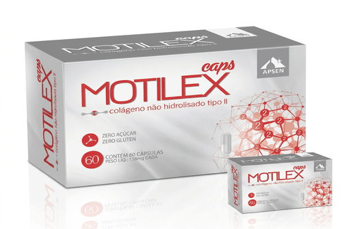Colágeno Tipo II Apsen Motilex Caps 40mg 60 Cápsulas