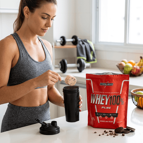 Whey Protein Integralmédica 100% Pure Cookies & Cream 907g