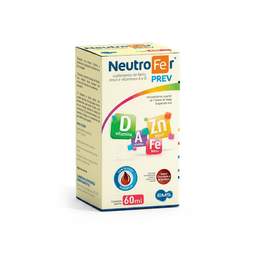 Suplemento Vitamínico Neutrofer Prev Infantil Gotas 60ml