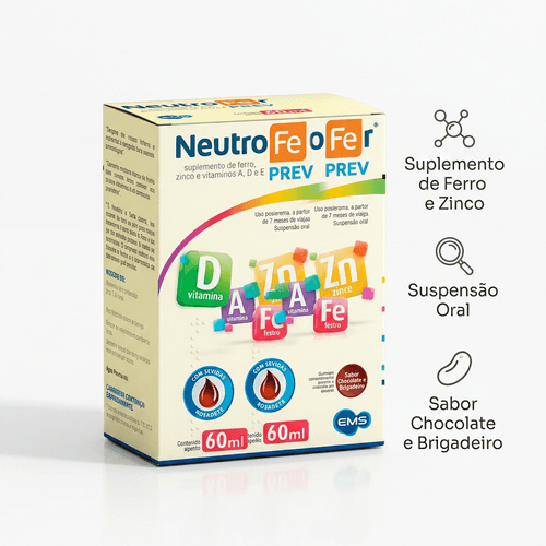 Suplemento Vitamínico Neutrofer Prev Infantil Gotas 60ml