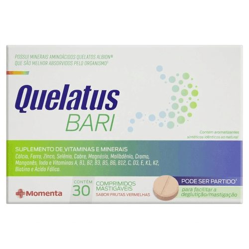 Multivitamínico Momenta Quelatus Bari 30 Comprimidos