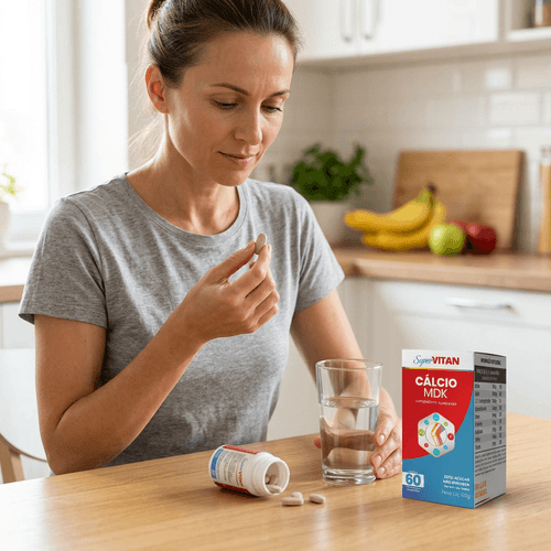 Cálcio MDK Supervitan 1000mg 60 Comprimidos