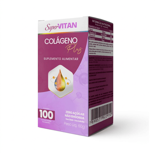Colágeno Supervitan Plus 100 Comprimidos