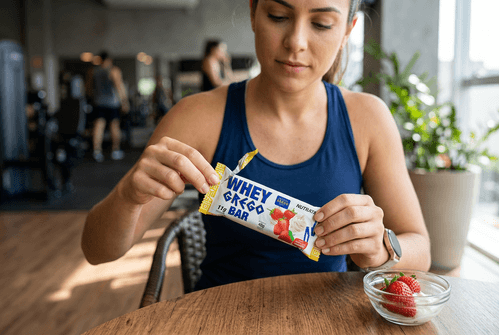 Barra de Proteína Whey Grego Morango com Chantilly 40g Nutrata