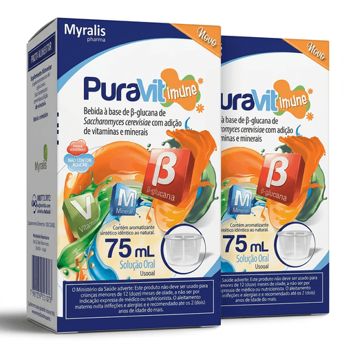 Suplemento Alimentar Puravit Imune Myralis Beta-glucana 75ml