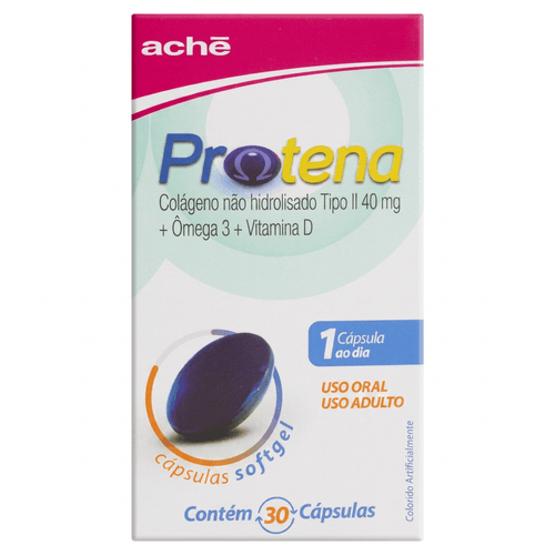 Colágeno Tipo II Protena Aché 40mg 30 Cápsulas