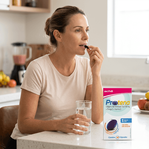 Colágeno Tipo II Protena Aché 40mg 30 Cápsulas