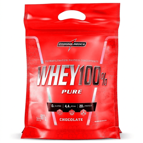 Whey Protein Integralmédica 100% Pure Chocolate 907g
