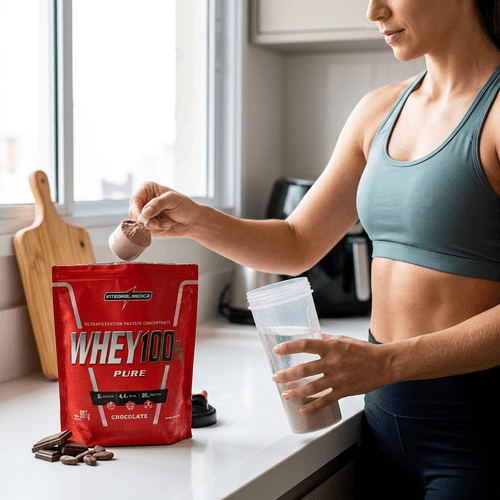 Whey Protein Integralmédica 100% Pure Chocolate 907g