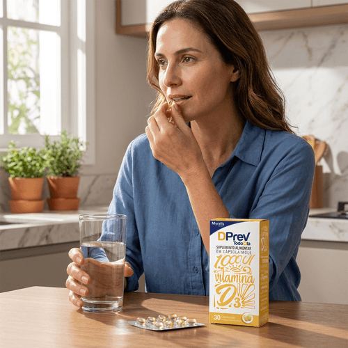 Vitamina D3 Myralis Dprev Todo Dia 1.000UI 30 Cápsulas