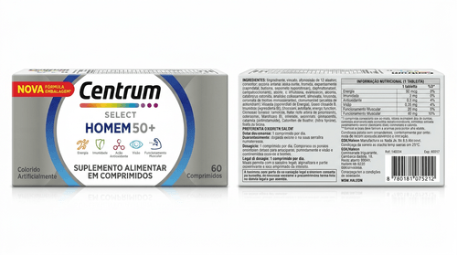 Multivitamínico Centrum Select Homem 60 Comprimidos