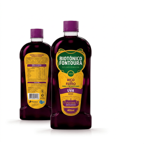 Suplemento de Ferro Biotônico Fontoura Uva 400ml