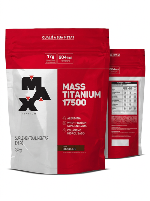 Hipercalórico Max Titanium Mass Titanium 17500 Chocolate 3kg