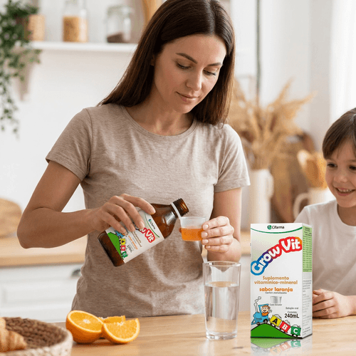 Multivitamínico Infantil Grow Vit Cifarma Laranja 240ml
