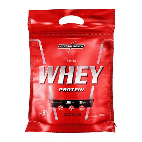 Whey Protein Integralmédica Nutri Whey Pouch Chocolate 907g