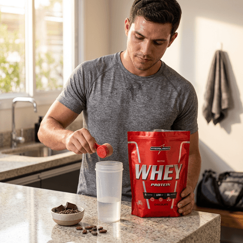 Whey Protein Integralmédica Nutri Whey Pouch Chocolate 907g