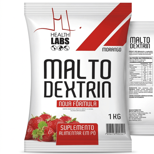 Maltodextrina Health Labs Morango 1kg