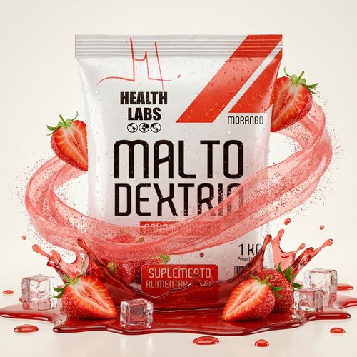 Maltodextrina Health Labs Morango 1kg