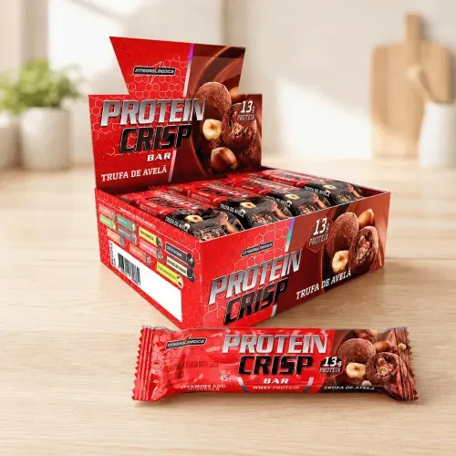 Barra de Proteína Integralmédica Protein Crisp Trufa de Avelã 45g