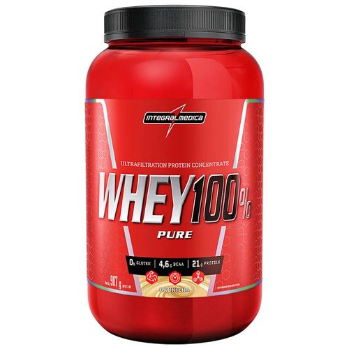 Whey Protein Integralmédica 100% Pure Baunilha 907g