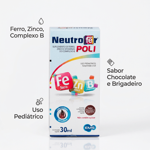 Multivitamínico Infantil Neutrofer Poli Gotas Sigma Pharma 30ml