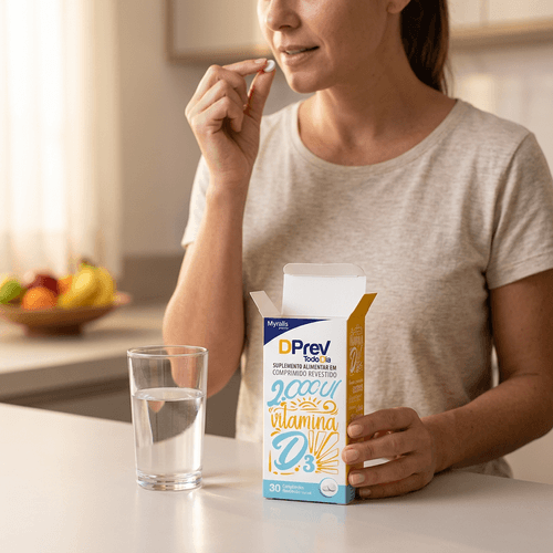 Vitamina D3 Myralis Dprev Todo Dia 2.000UI 30 Comprimidos