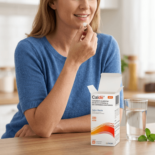 Suplemento Vitamínico Mineral Marjan Caldê 1500mg + 400UI 60 Comprimidos