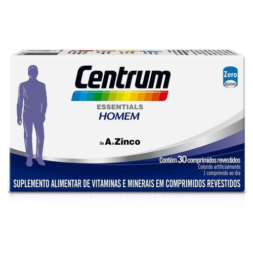 Multivitamínico Centrum Essentials Homem GSK 30 Comprimidos