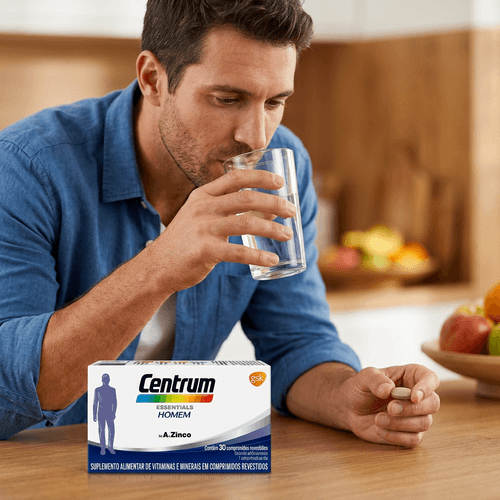 Multivitamínico Centrum Essentials Homem GSK 30 Comprimidos