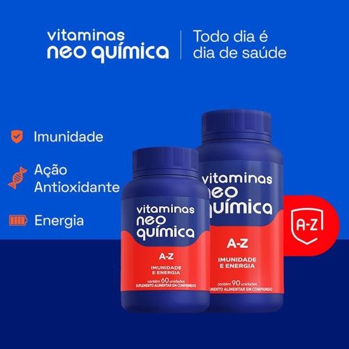 Multivitamínico Neo Química Centrotabs A a Z 60 Comprimidos