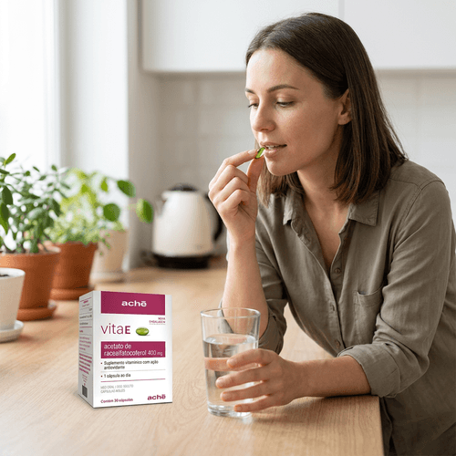 Vitamina E Ache 400mg 30 Cápsulas