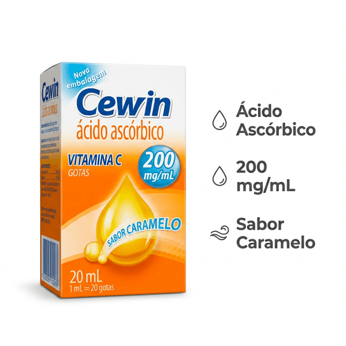 Vitamina C Cewin 200mg/ml Sanofi 20ml