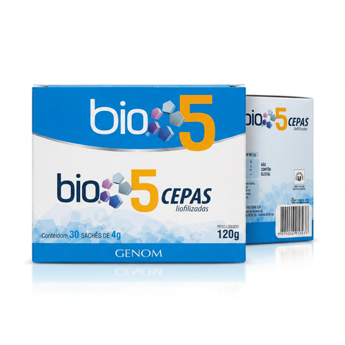 Probiótico União Química Genom Bio 5 30 Sachês