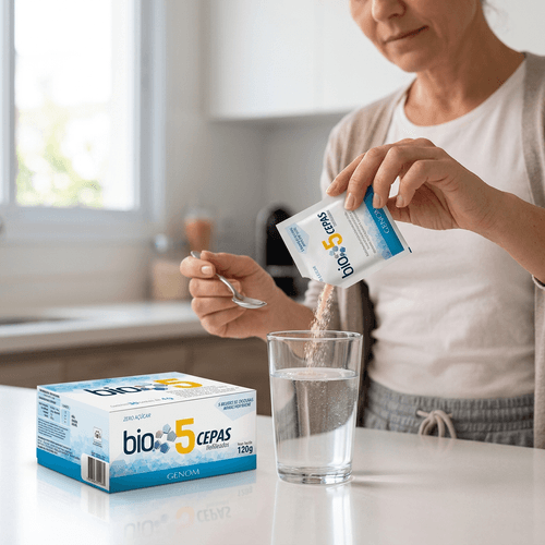 Probiótico União Química Genom Bio 5 30 Sachês