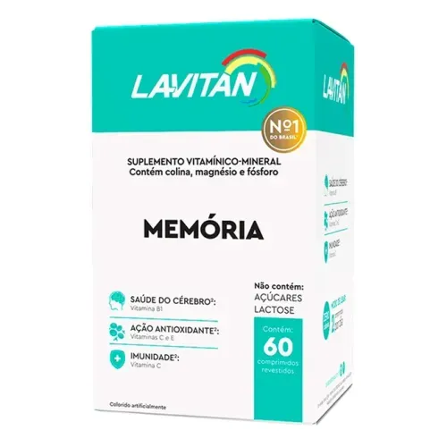 Lavitan Memória com 60 Comprimidos - Cimed