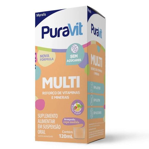 Multivitamínico Infantil Myralis Puravit Multi 120ml