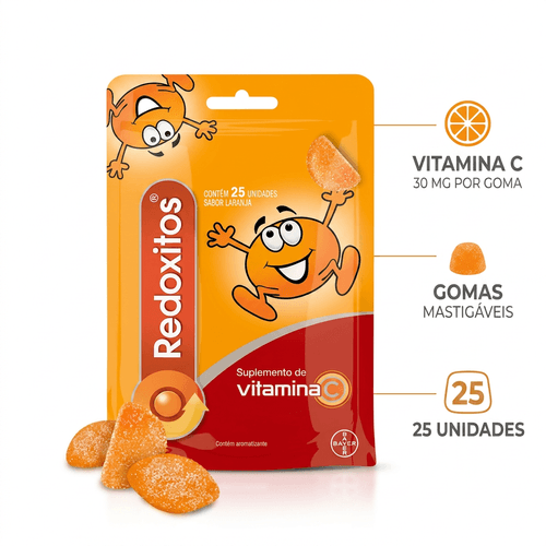 Vitamina C Redoxitos Bayer Infantil 30mg 25 Gomas
