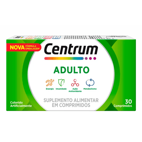 Multivitamínico Centrum de A a Zinco 30 Comprimidos