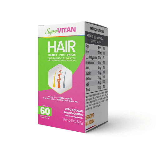 Multivitamínico Supervitan Hair 60 Comprimidos