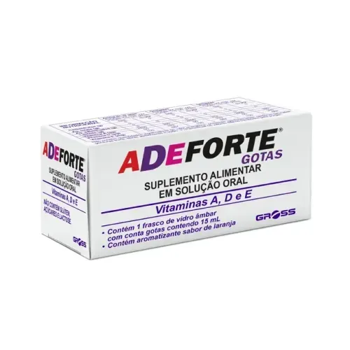 Suplemento Vitamínico Adeforte Gross Gotas 15ml