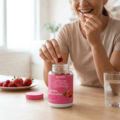 Colágeno Basecol Supervitan Verisol Frutas Vermelhas 240g