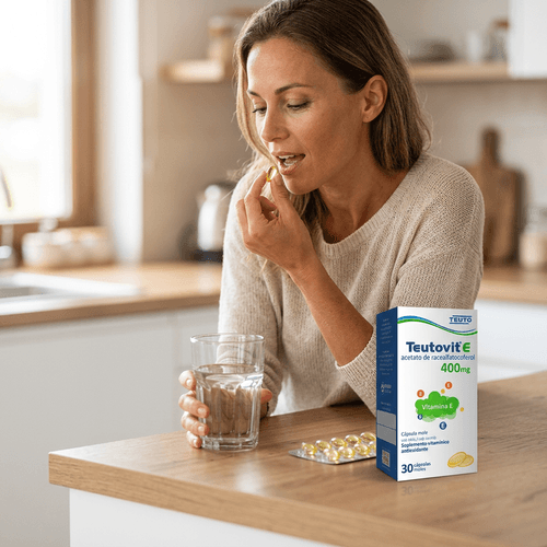 Vitamina E Teuto Teutovit E 400UI 30 Cápsulas