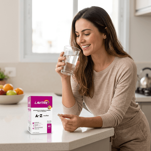 Multivitamínico Lavitan A-Z Mulher Cimed 60 Comprimidos