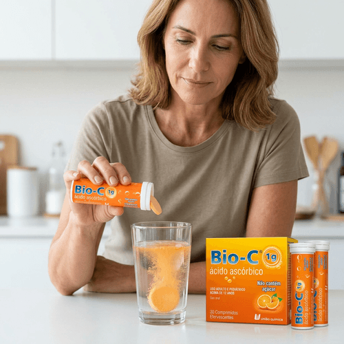 Vitamina C Bio-C 1g União Química 30 Comprimidos Efervescentes