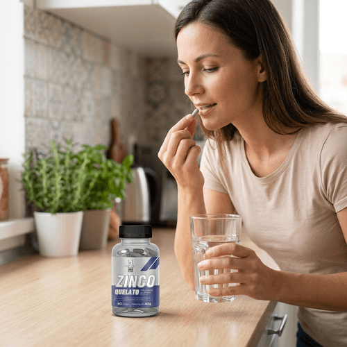 Zinco Quelato com 60 Cápsulas - Health Labs