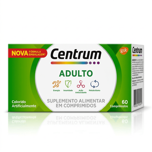Multivitamínico Centrum de A a Zinco 60 Comprimidos
