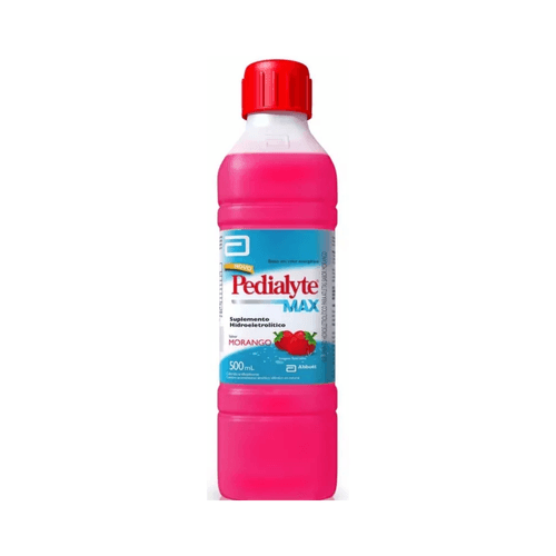 Isotônico Pedialyte Max Morango 500ml