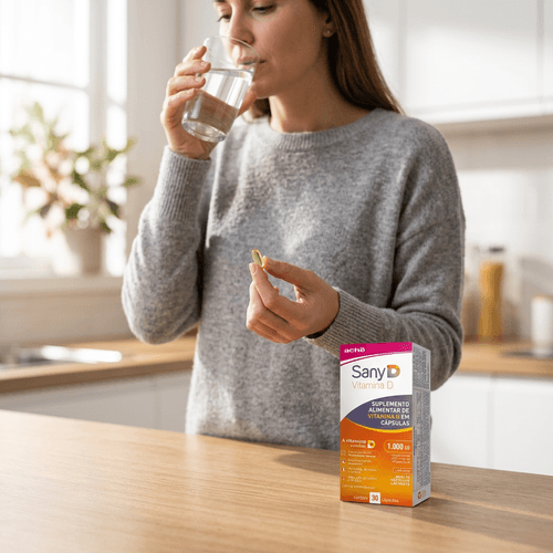 Vitamina D Sany D 1.000UI 30 Cápsulas