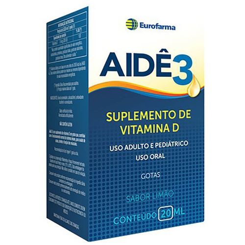 Vitamina D Eurofarma Aidê 3 200UI 20ml