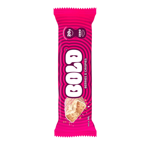 Barra de Proteína Bold Berries e Crispies 60g